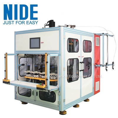 The 8 motor stator coil winding work station stator winding machine for air state motor