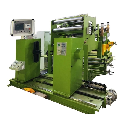 Retail Automatic Servo Motor Two Wind Turbine Decoiler Copper Coil Width 600 Clamping Type For Dry Type Transformer