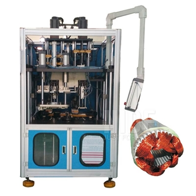 Factory automatic stator coil winding and coil inserting machine for induction generator motor