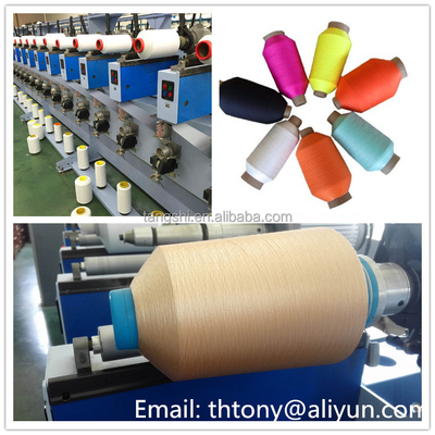 Winding Yarns On Cones Precision Type HDPE Yarn Rewinding Machine For Monofilament Winding